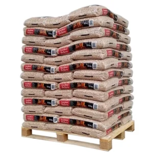 granulés de bois excellent pellets premium – palette 975kg (65 sacs)